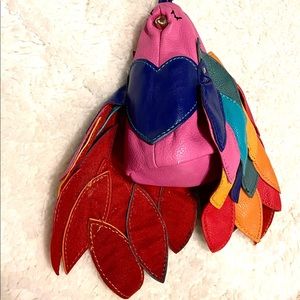Betsy Johnson bird wristlet